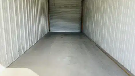 inside view of self storage unit