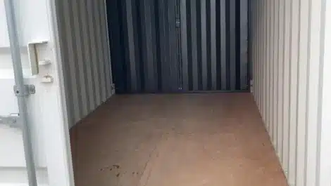 inside self storage unit