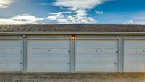 outside view of units at self storage facility