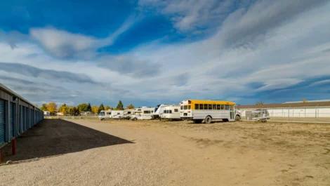 Parking at self storage facility