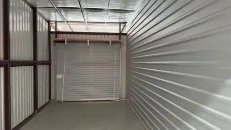 inside view of self storage unit