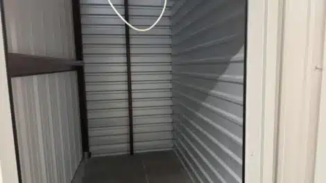 inside view of self storage unit