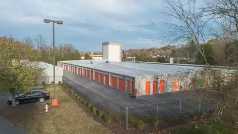 Outdoor view of self storage facility