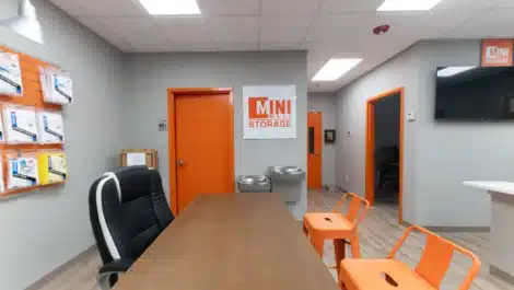 Office at self storage facility