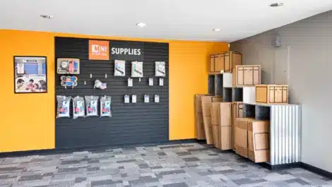 Merchandise sales at self storage facility