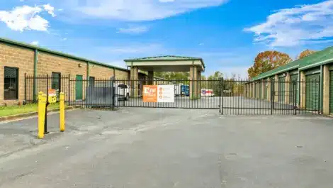 Secure access at self storage facility