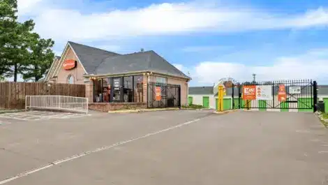 Outside view of self storage facility