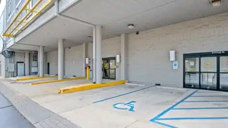 Parking at self storage facility