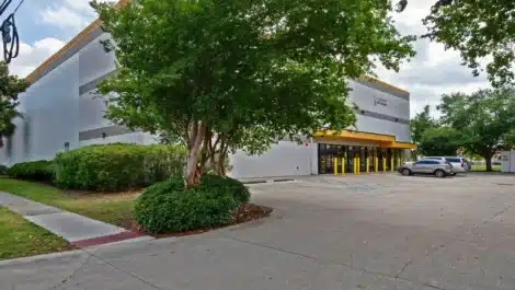 Outside view of self storage facility