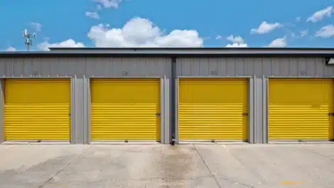 Row of units at selstorage facility