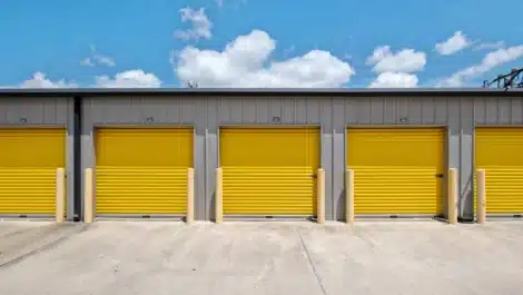 Row of units at selstorage facility